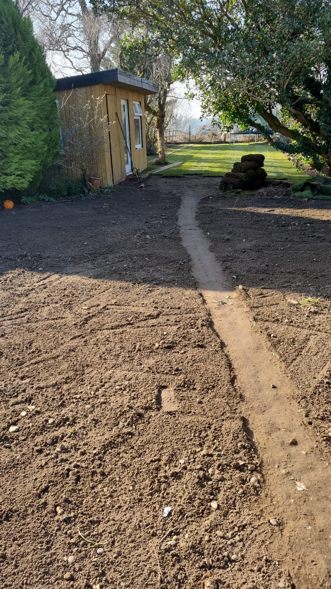 Garden project near Wokingham