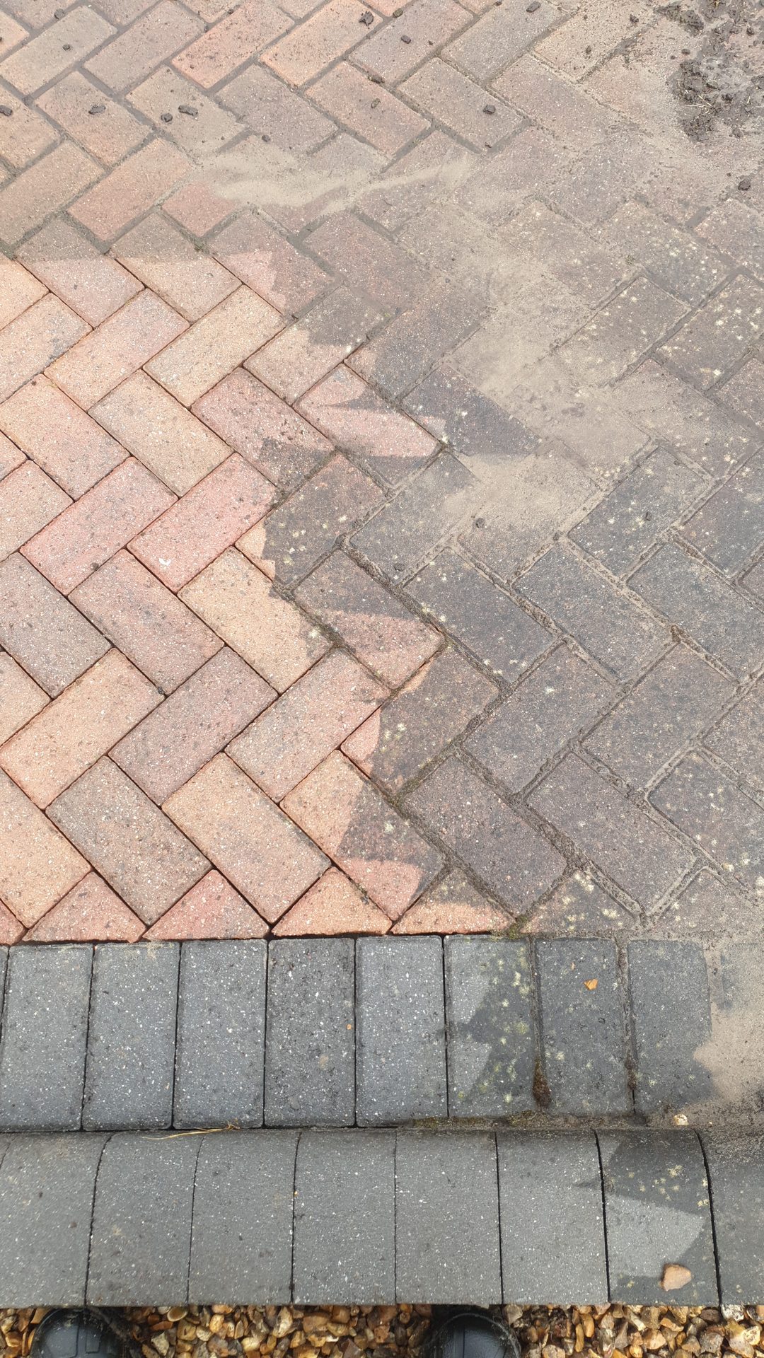 A recent driveways project near Hook